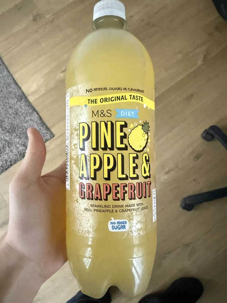 Diet Pineapple & Grapefruit Sparkling Drink