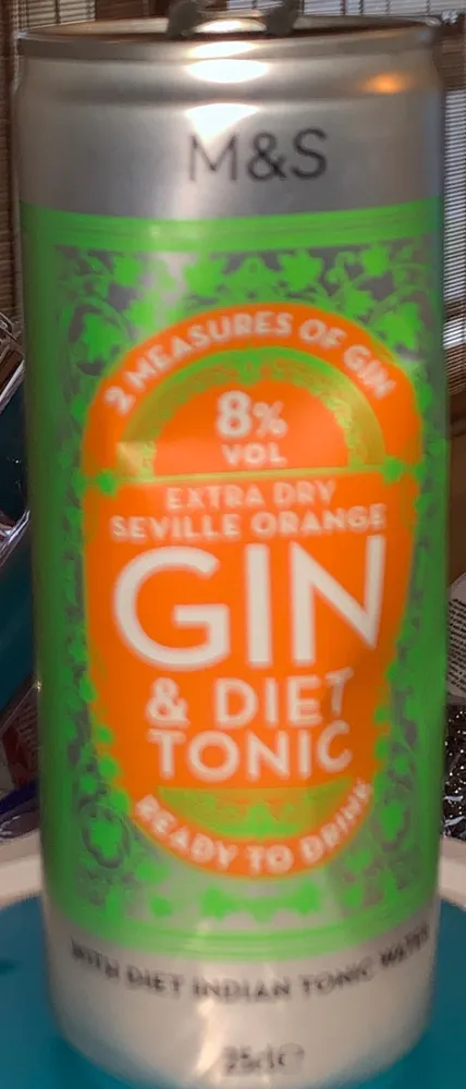 Extra Dry Seville Orange Gin & Diet Tonic