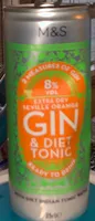 Extra Dry Seville Orange Gin & Diet Tonic