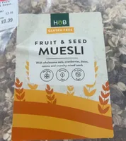 Fruit abd seed muesli