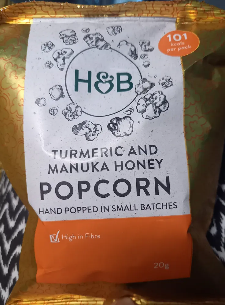 Turmeric and Manuka Honey Popcorn