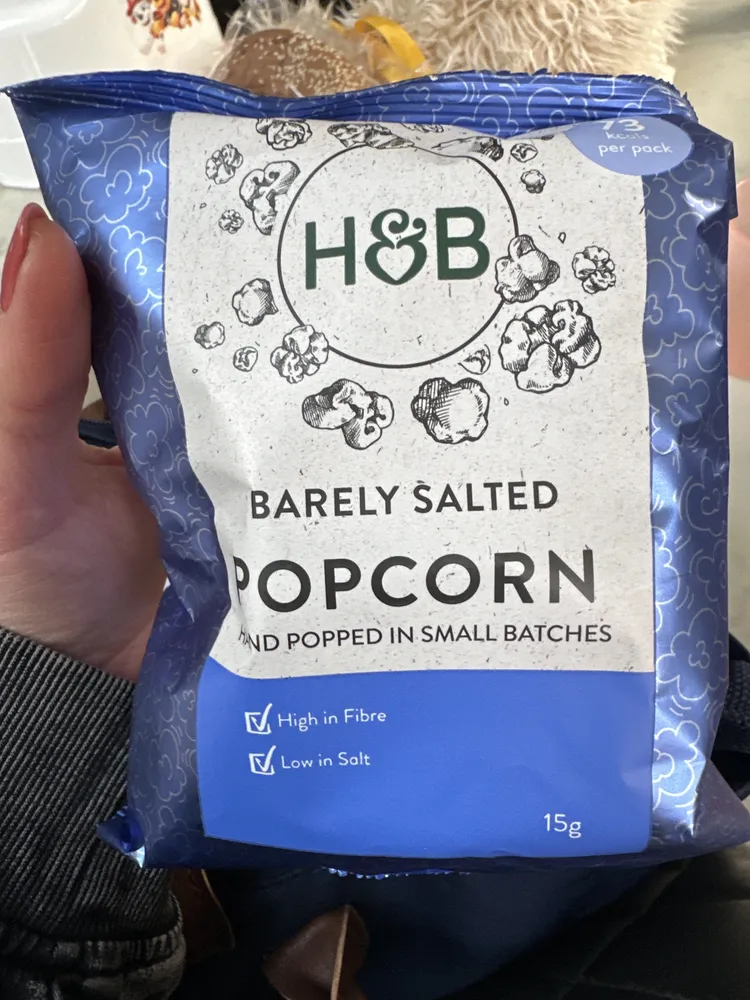 Barely Salted Popcorn