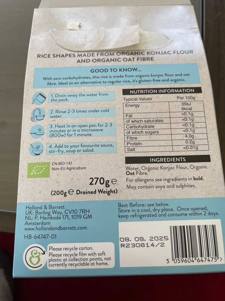Zero Carb Rice