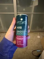 Tart Cherry Fizzy Soda Snoozy Mocktail