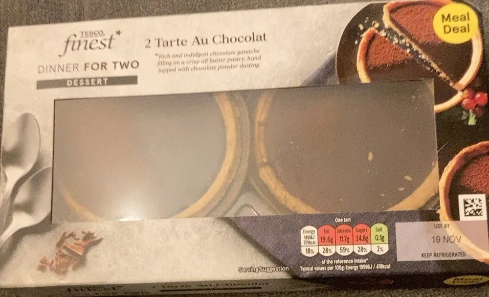 2 Tarte Au Chocolat