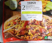 Steam bags Mexican inspired rice and vegetables