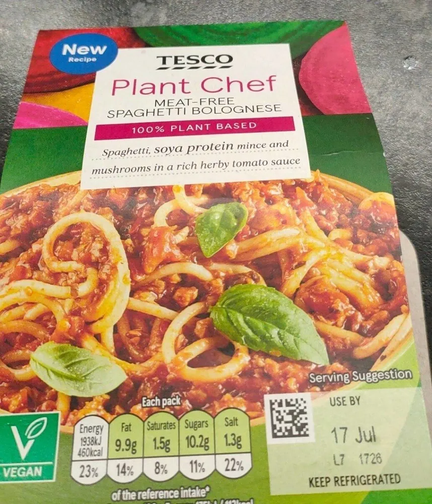 Meat free spaghetti Bolognese