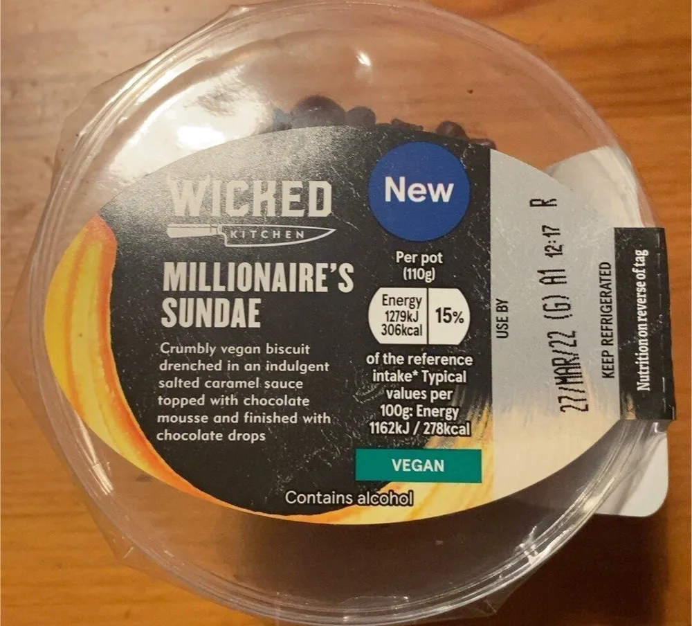 Millionaires sundae