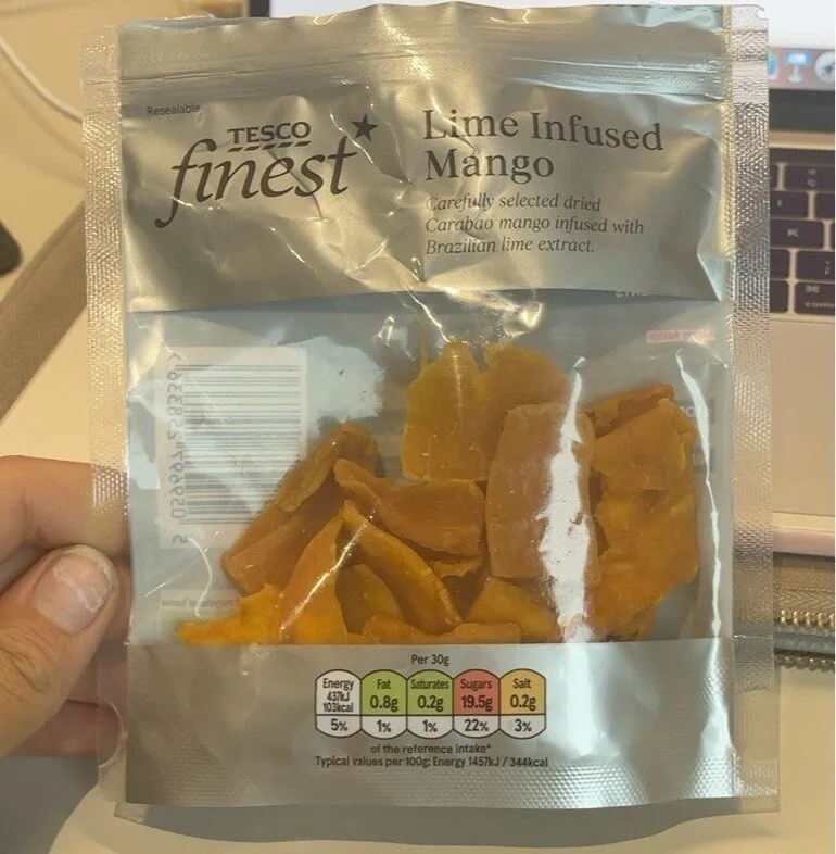 Lime infused mango