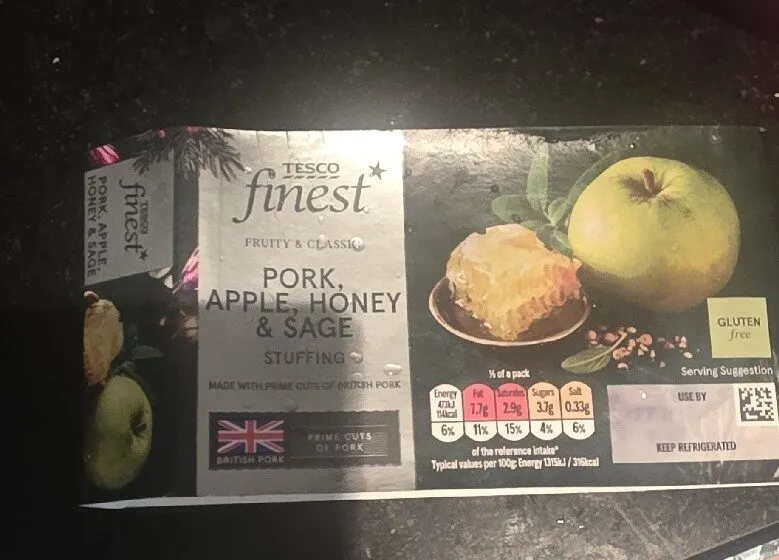 Pork, Apple, Blossom Honey, & Sage Stuffing