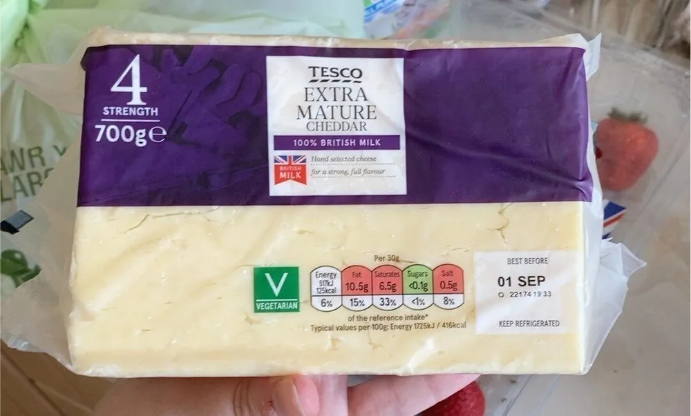 Extra mature cheese