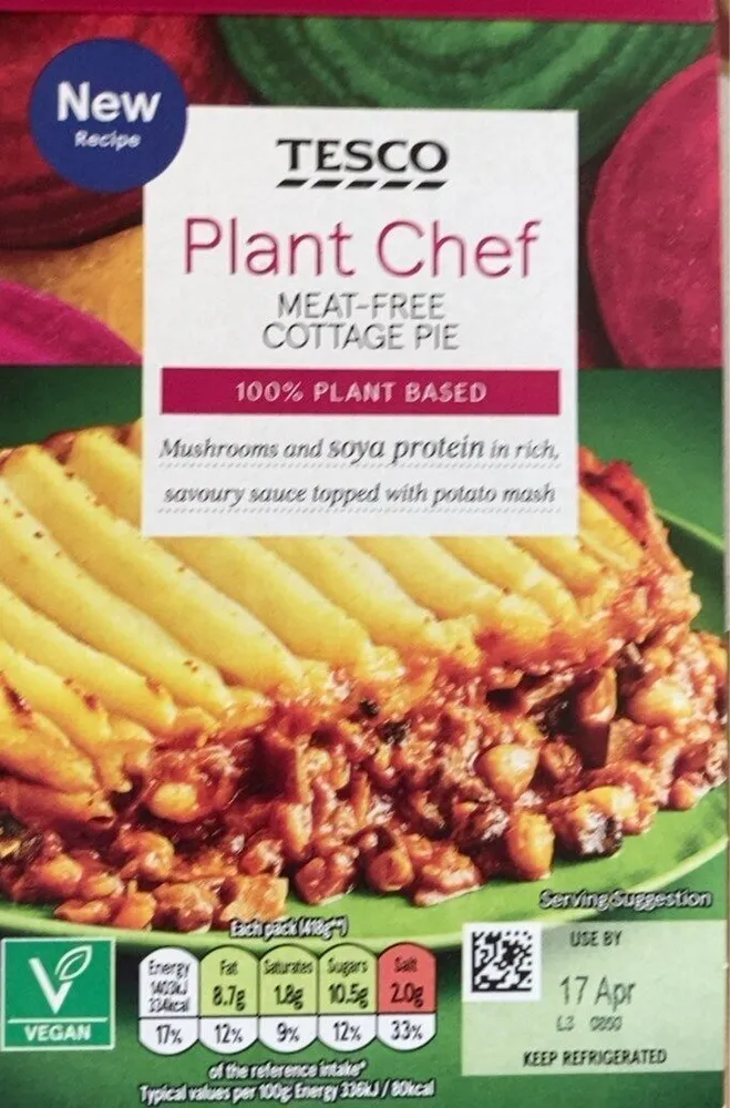 Meat free cottage pie