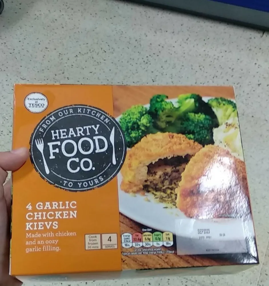 4 Garlic Chicken Kievs