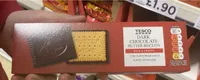 Dark chocolate butter biscuits