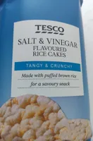 SALT & VINEGAR FLAVOUR RICE CAKES