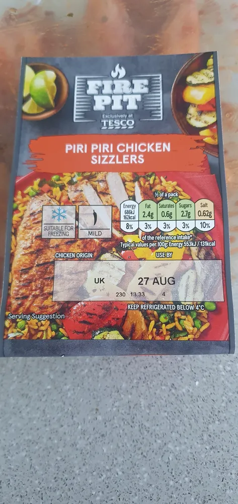 Peri Peri Chicken Sizzlers
