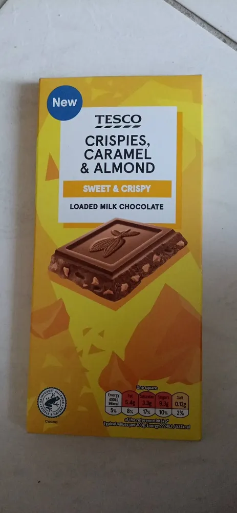 Crispies caramel & almond