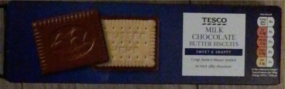 Milk Chocolate Butter Biscuits