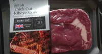 British thick cut ribeye steak