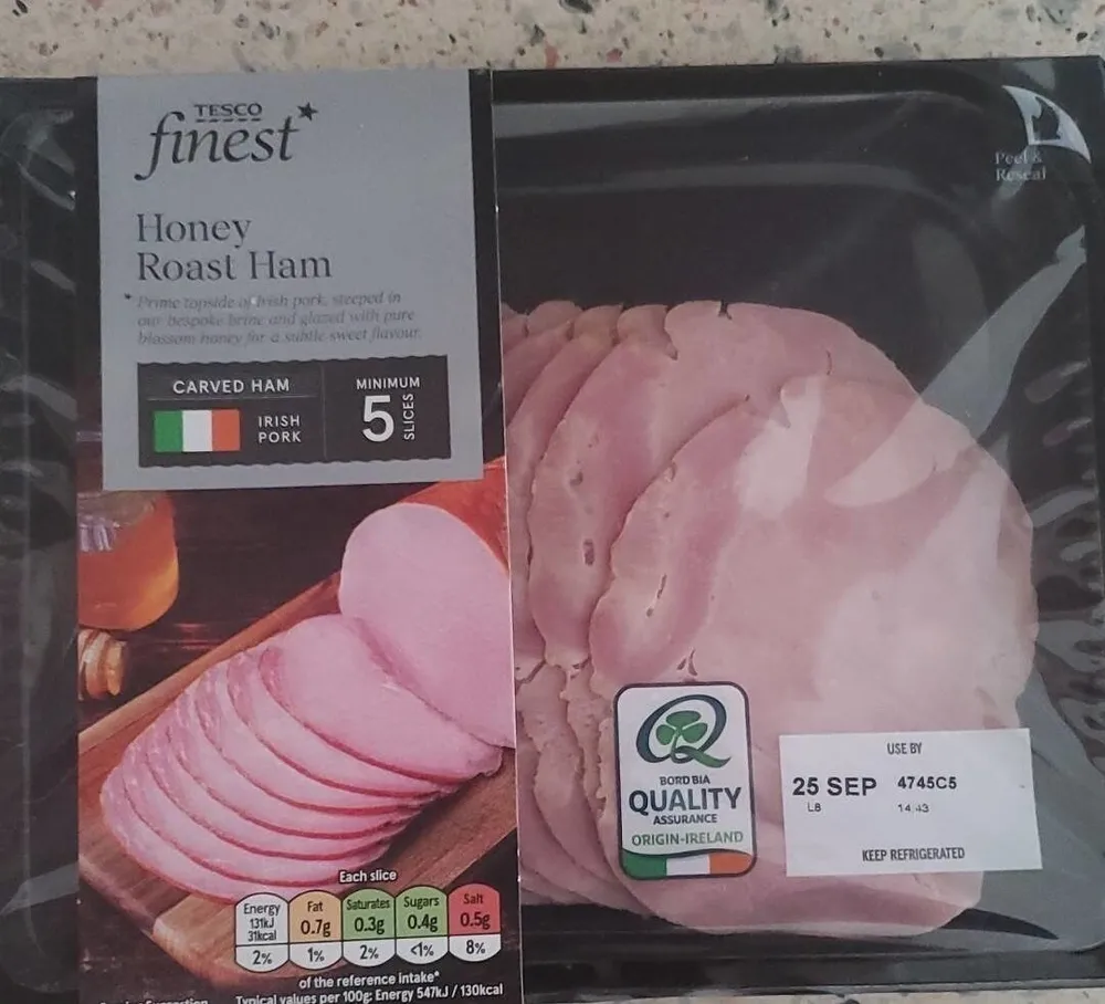 TESCO finest* Honey Roast Ham Prime topside of Iri