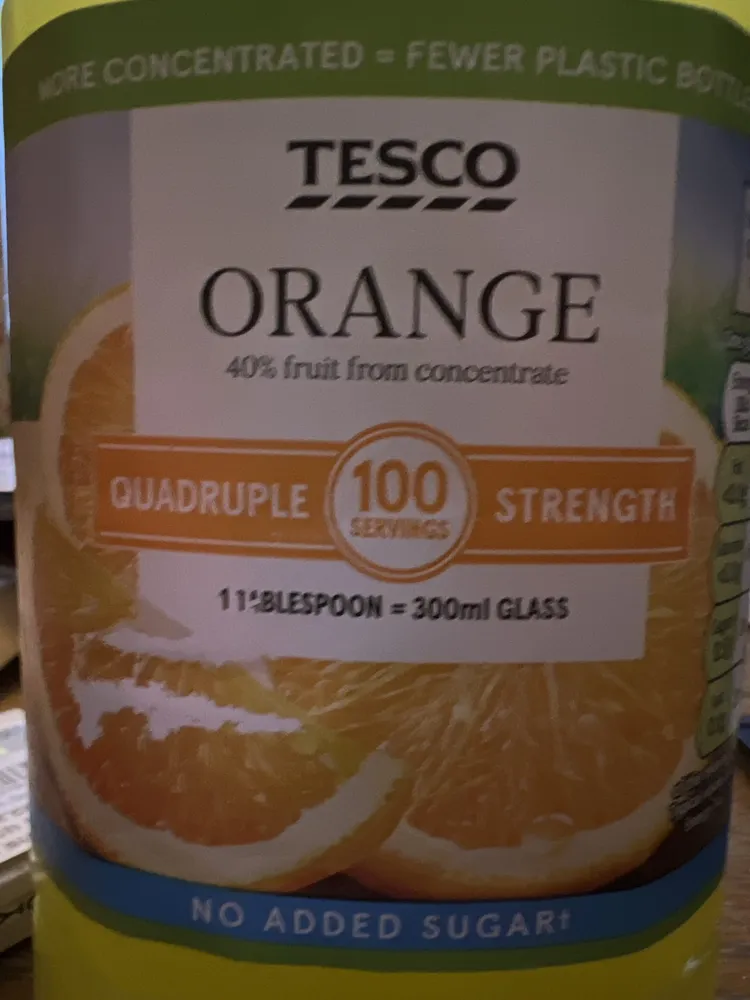 Orange Quadruple strength