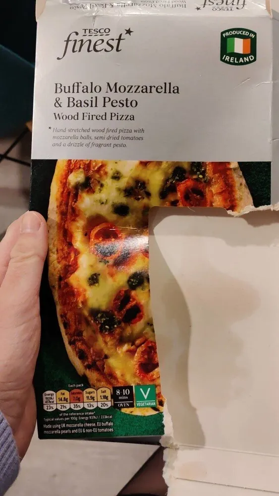 Buffalo Mozzarella & Basil Pesto Wood Fired Pizza