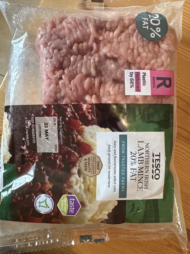 Lamb Mince 20% Fat