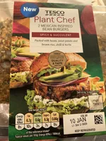 Plant Chef 2 Mexican Inspired Bean Burgers