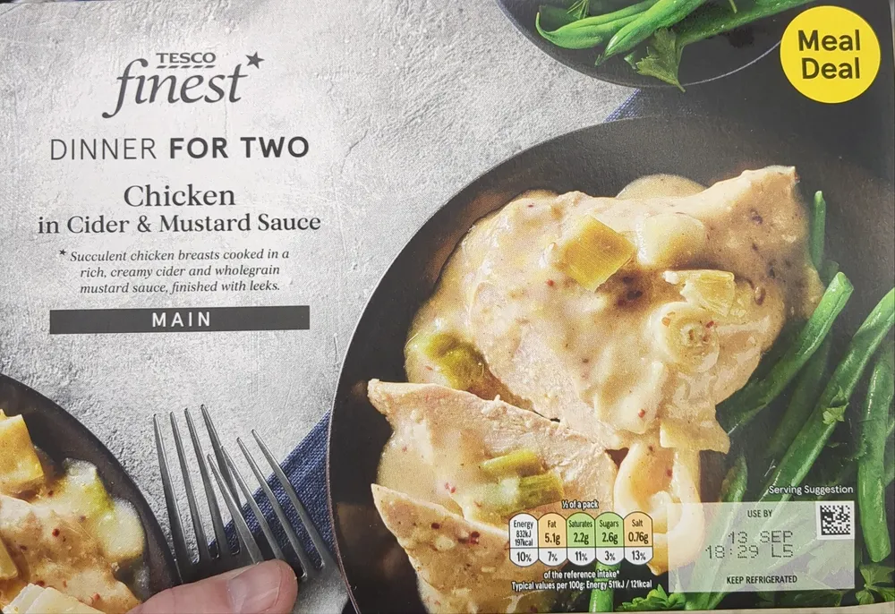 Chicken in Cider & Mustard Sauce
