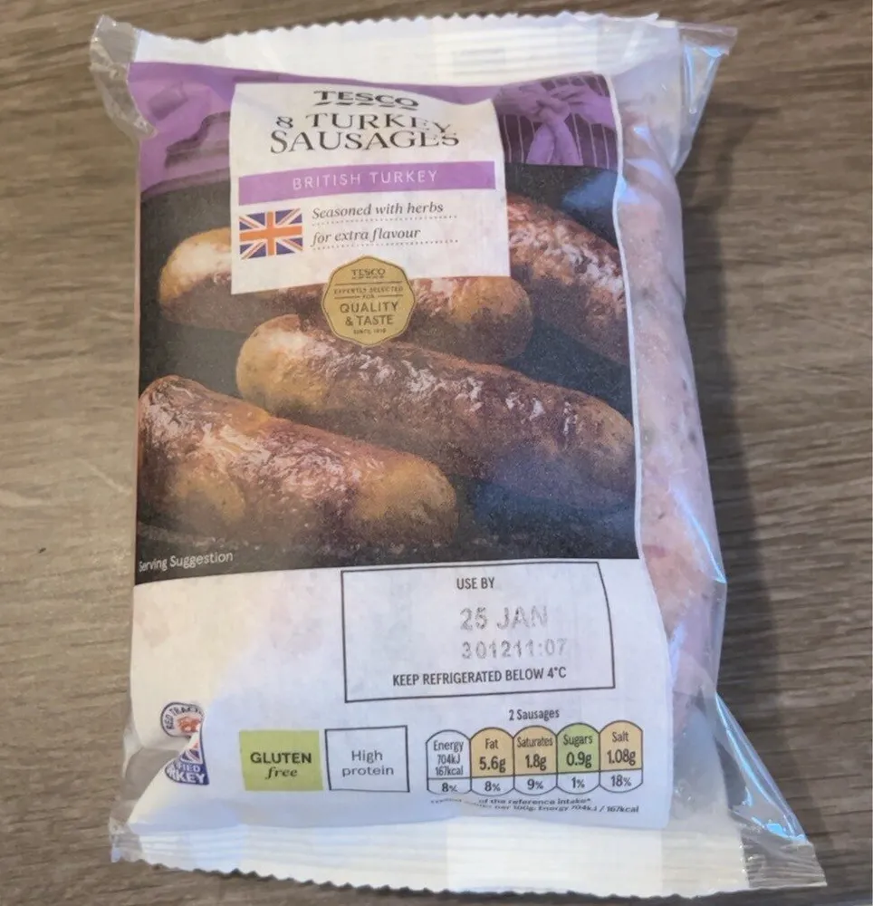 Turkey sausages