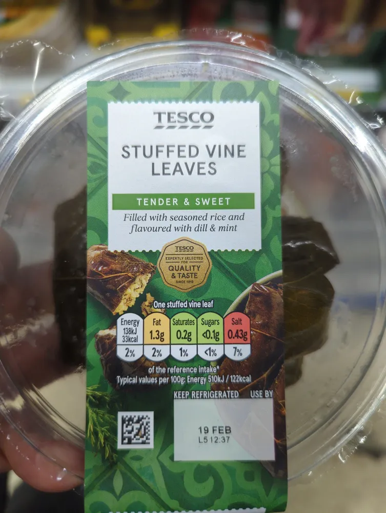 Stuffed Vine Leaves