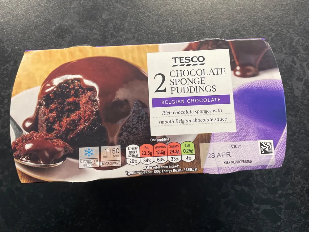 Chocolate Sponge Pudding