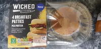 4 breakfast Patties Pea protien