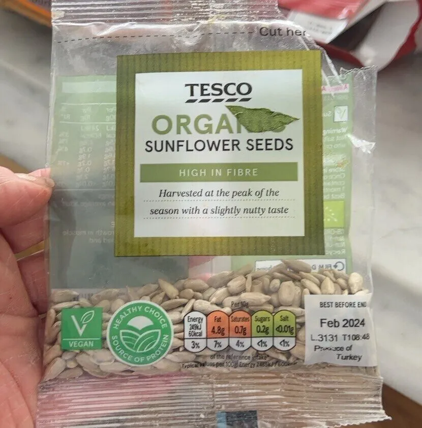 Organic sunflower seeds