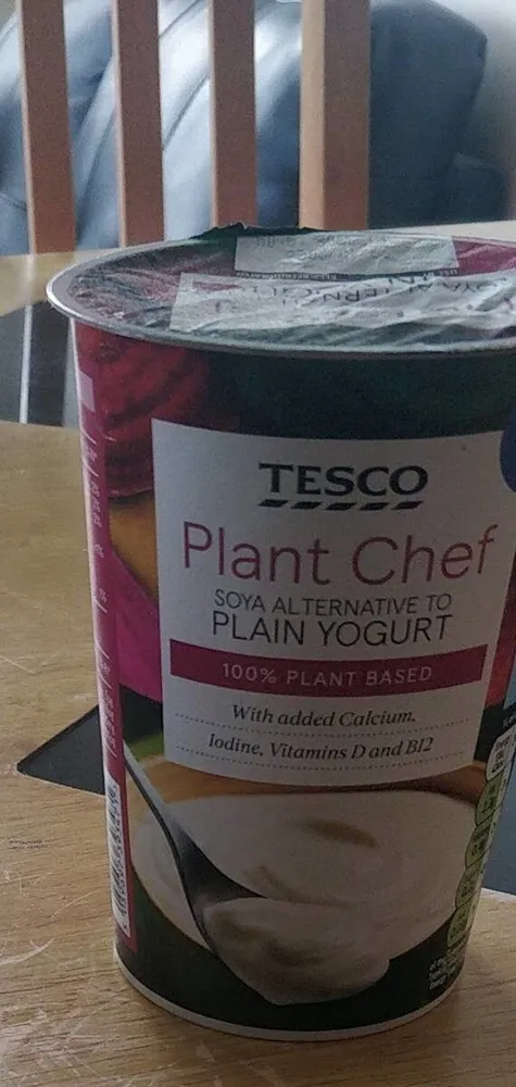 Plant Chef Soya Alternative To Plain Yogurt