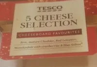 TESCO Divine 5 CHEESE SELECTION BRIE, MATURE CHEDD