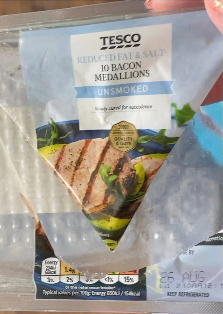 Tesco bacon medallion