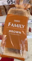 Brown sliced pan