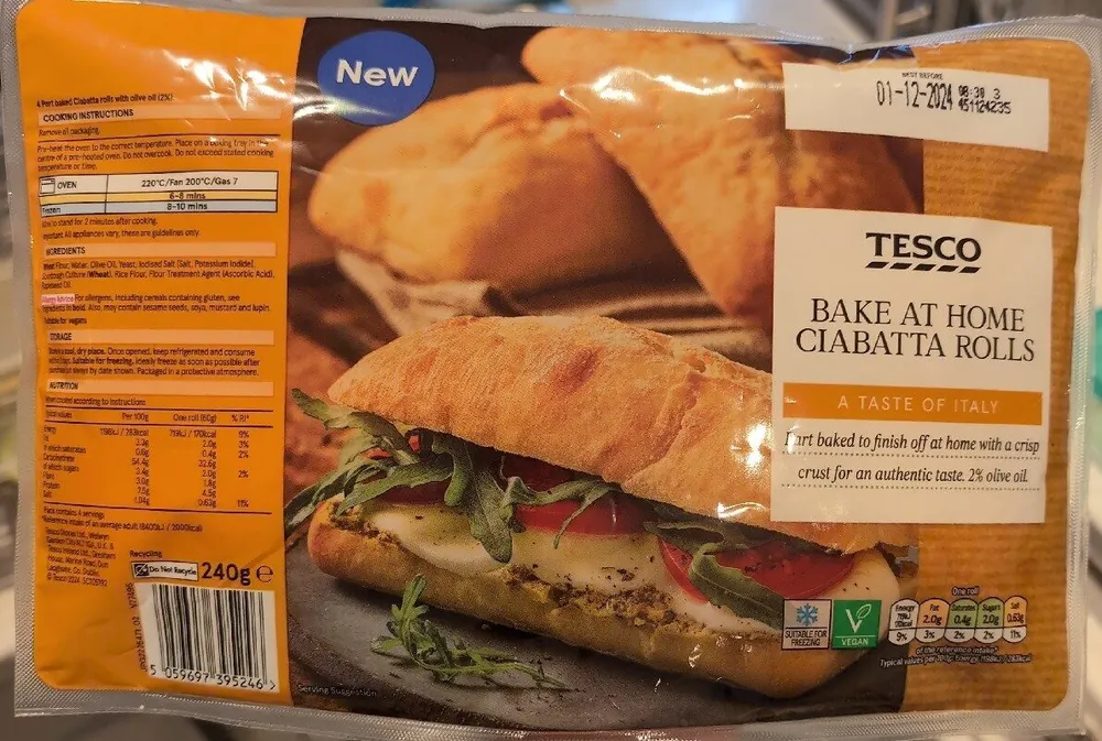 Ciabatta rolls
