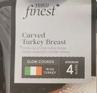 Carved turkey breast
