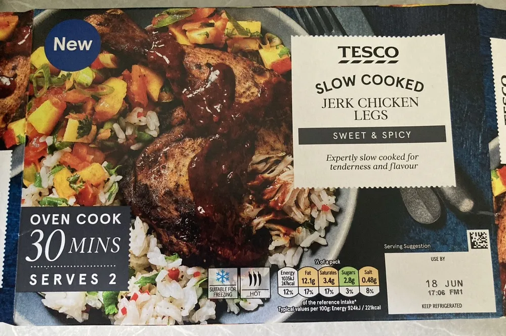 Slow Cooked Jerk Chicken Legs