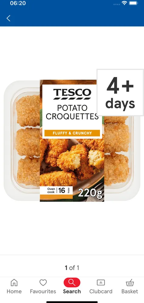 Tesco potato Croquettes