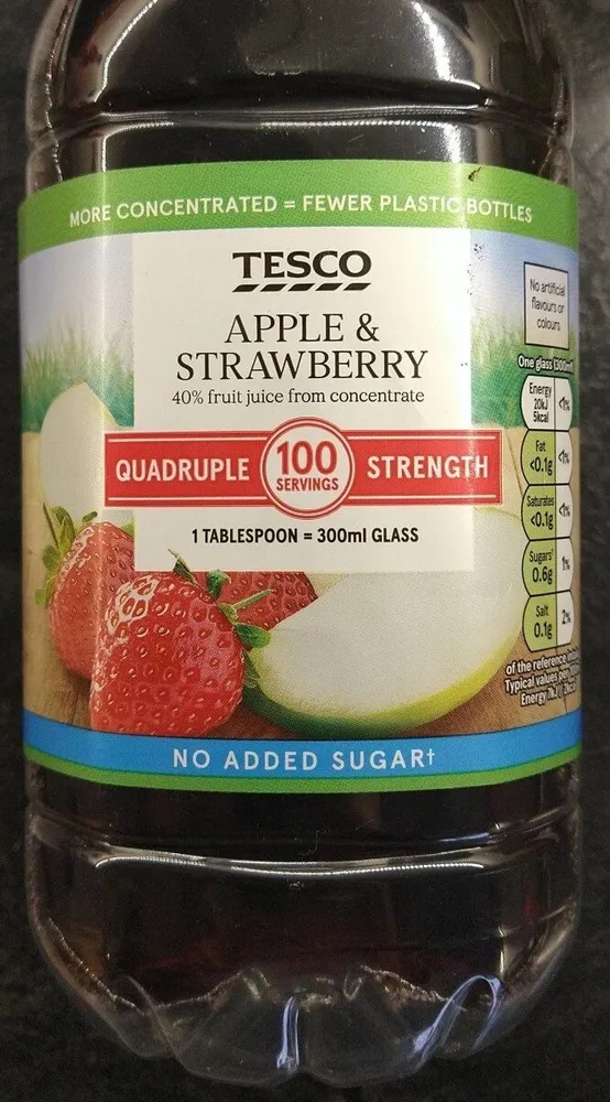 Apple & Strawberry Juice Drink