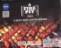 4 spicy beef kofta kebabs