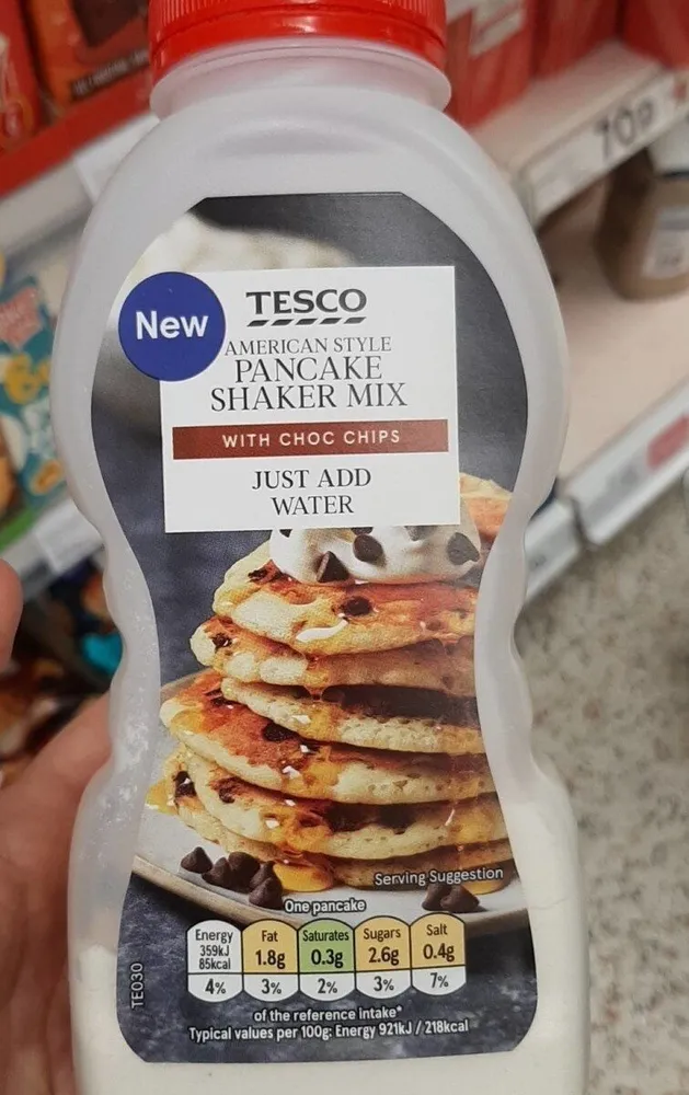 TE041 pal TESCO AMERICAN STYLE PANCAKE SHAKER MIX