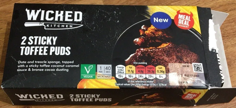 2 Sticky Toffee Puds