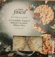 Crumble Topped Salted Caramel Mince Pies