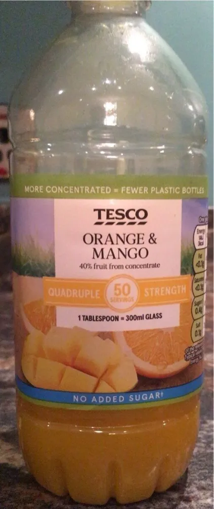 Orange and Mango fruit concentrate