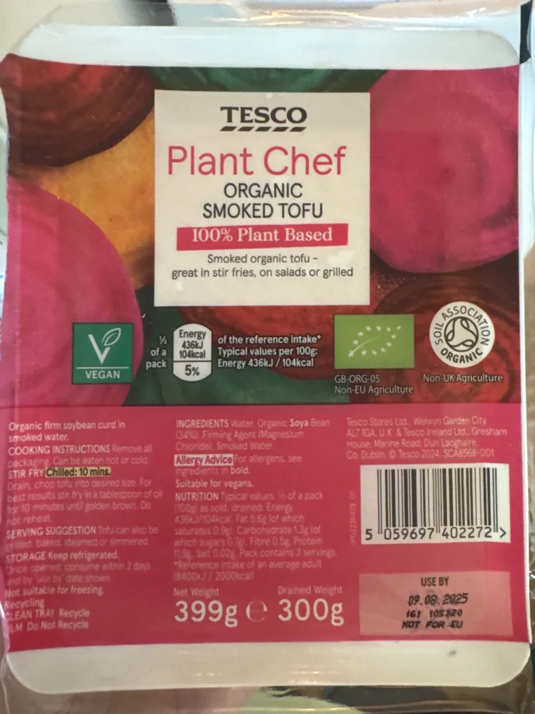 Organic Smoked Tofu
