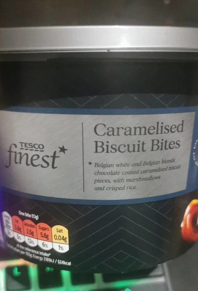 Caramelised Biscuits Bites